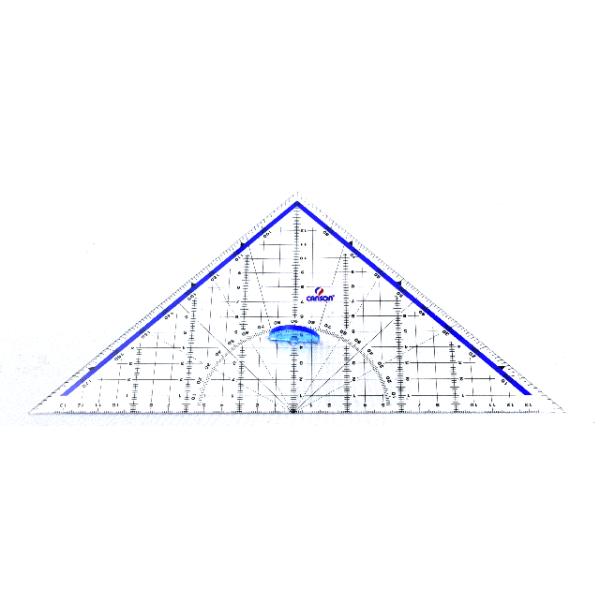 مثلث ارسطو رسم هندسي 45 - 25 سم - اكريليك