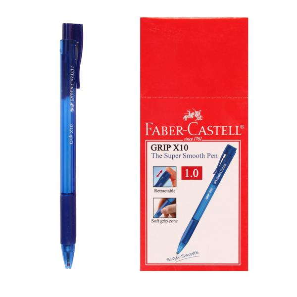 قلم فابر كاستيل ازرق - GRIP X10